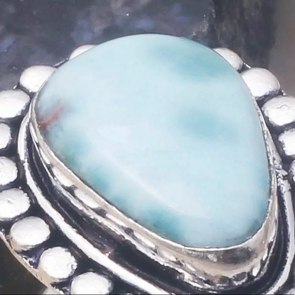 Genuine Larimer silver ring size 8.25 - Picture 2 of 2